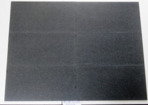 ABSOLUTE BLACK (Flamed & Brush) 24x12x1 - CQ